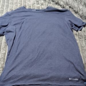 Columbia Men's Heathered Navy Tee